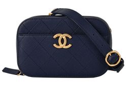 Chic Affinity Belt Bag, Caviar, Blue, 27399679 (2019), 3*